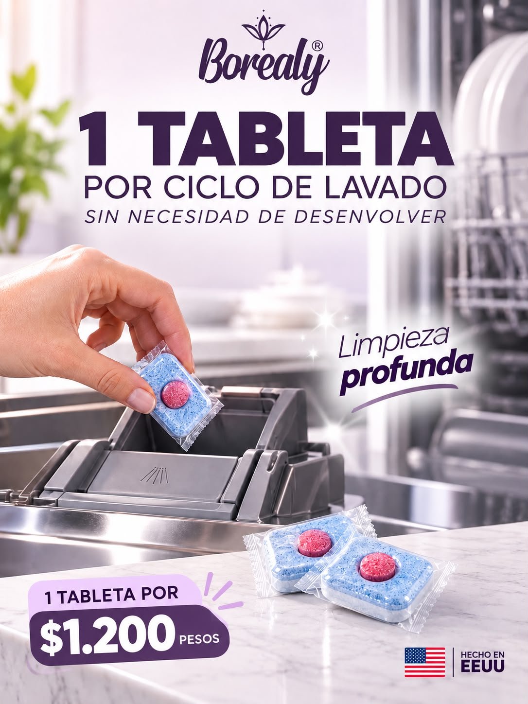 Borealy Ultradex Tabletas para Lavavajillas x100 Und - Image 11