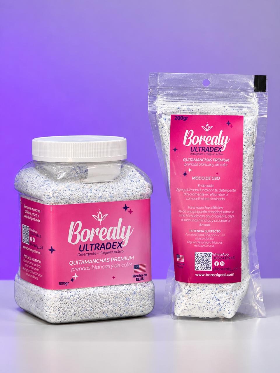 Borealy Quitamanchas Premium Ultradex 500Gr - Image 3