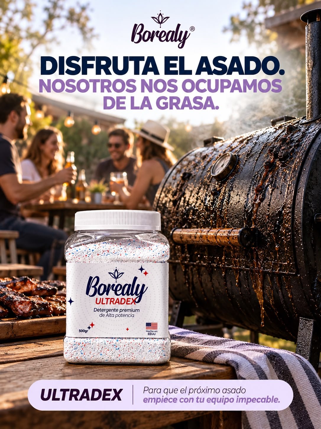 Borealy Desengrasante Premium Ultradex Cocina 500gr - Image 5