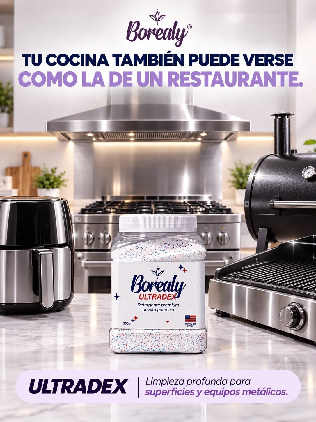 Borealy Desengrasante Premium Ultradex Cocina 500gr - Image 8