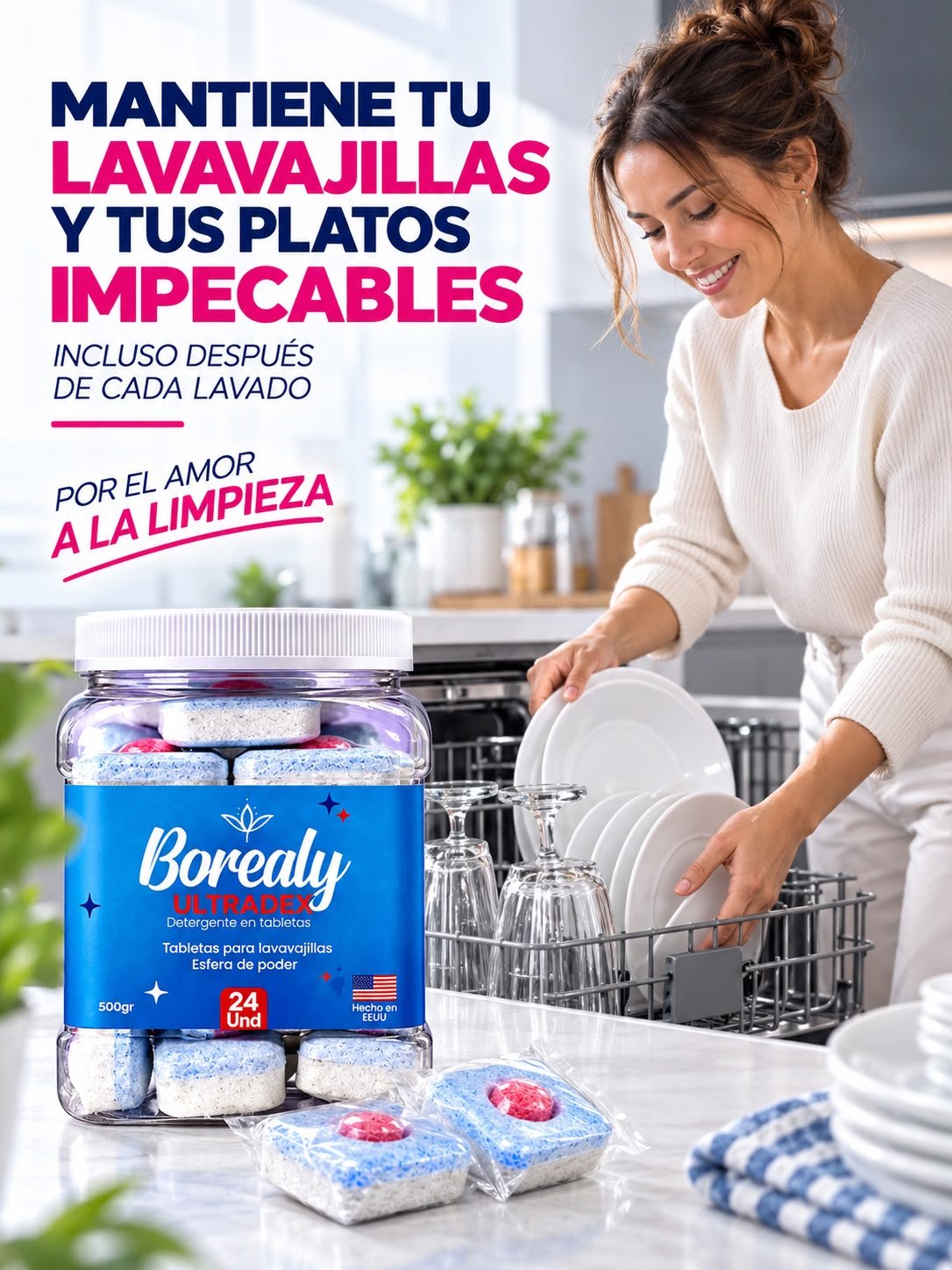 Borealy Ultradex Tabletas para Lavavajillas x100 Und - Image 8